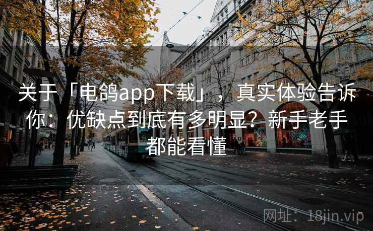 关于「电鸽app下载」,真实体验告诉你:优缺点到底有多明显?新手老手都能看懂 关于「电鸽app下载」,真实体验告诉你:优缺点到底有多明显?新手老手都能看懂