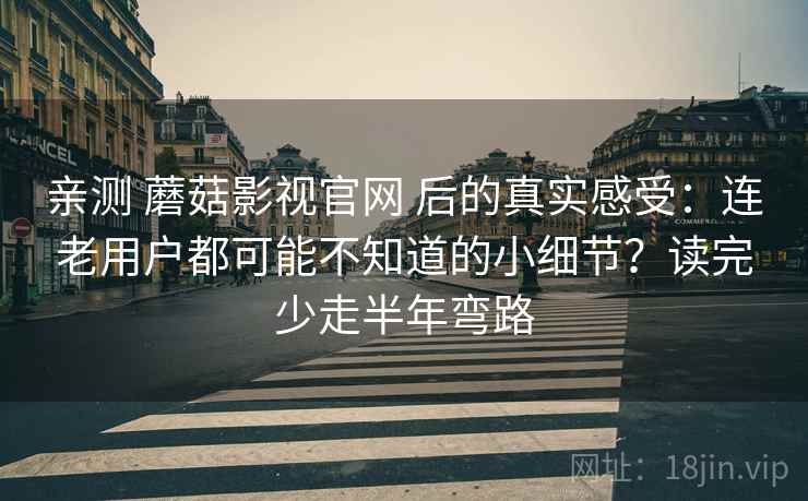 亲测 蘑菇影视官网 后的真实感受：连老用户都可能不知道的小细节？读完少走半年弯路